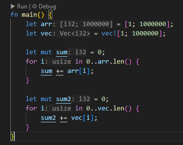 array and vector